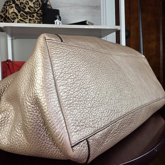 Coach Ava Chain Tote Rose Gold with Silver Hardware F35868 - Picture 12 of 15